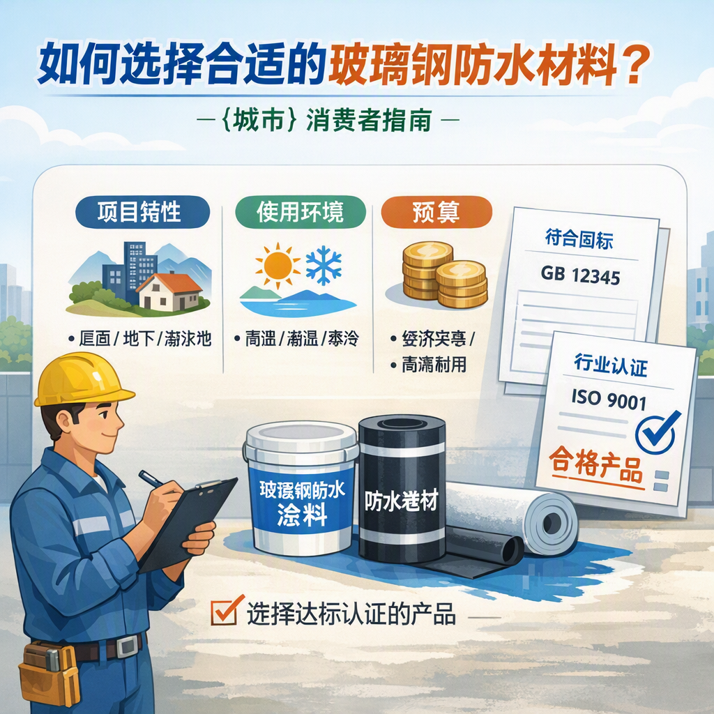 如何判定玻璃钢防水材料的合格标准？ 荆门 消费者指南