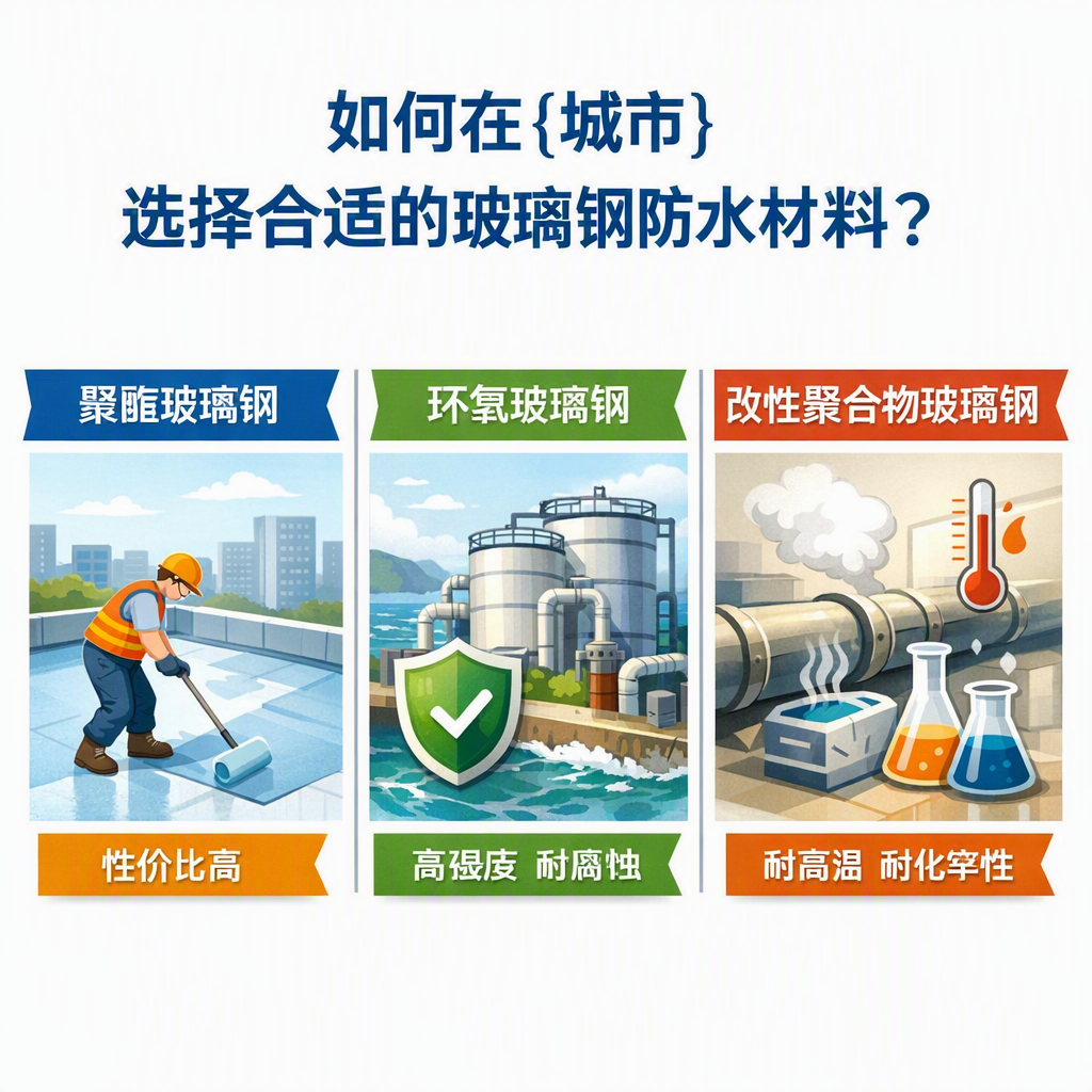 如何在荆门选择合适的玻璃钢防水材料?