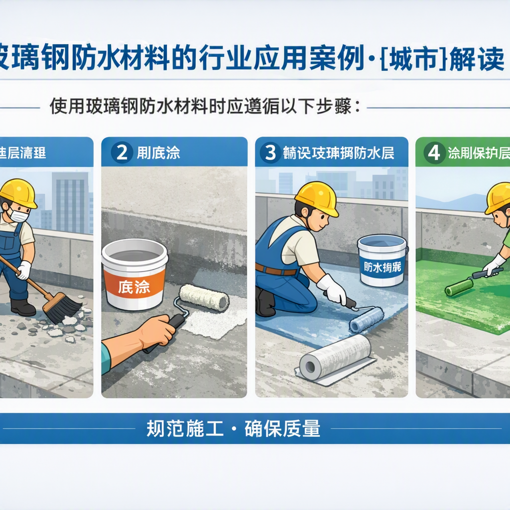 玻璃钢防水材料的行业应用案例,荆门解读